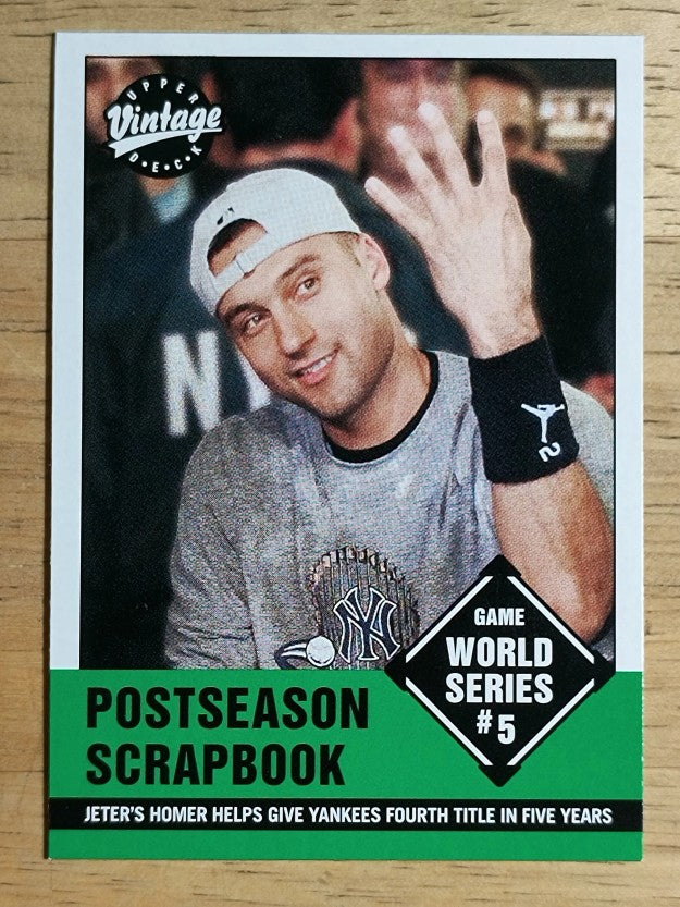 2001 Upper Deck Vintage #389 Derek Jeter SH