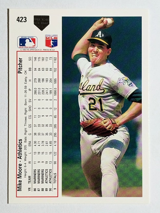 1991 Upper Deck #423 Mike Moore