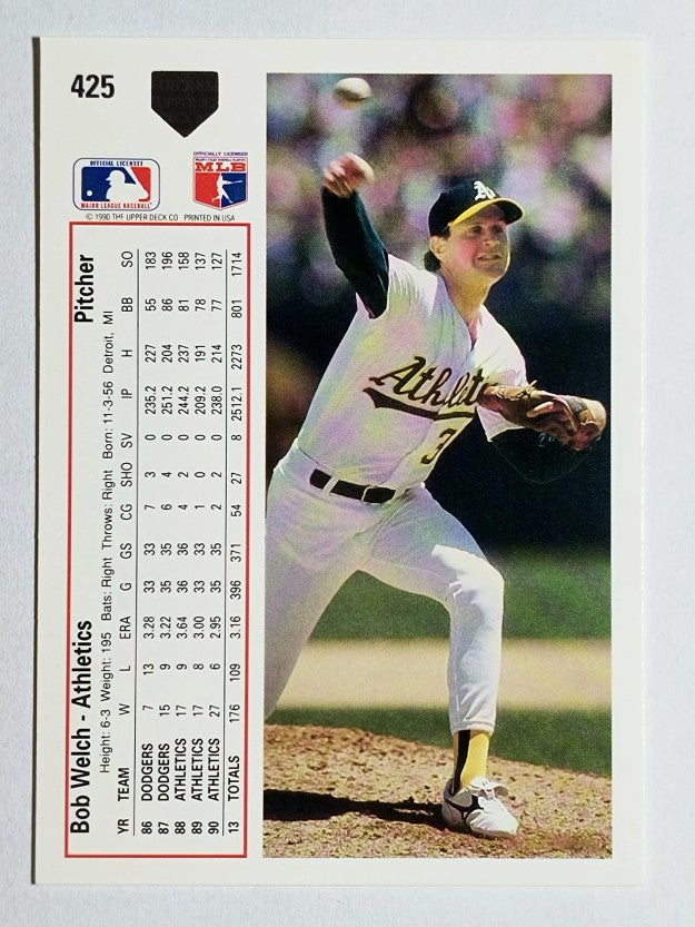1991 Upper Deck #425 Bob Welch