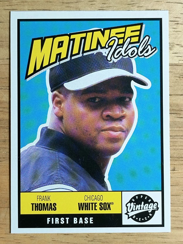 2001 Upper Deck Vintage Matinee Idols #M17 Frank Thomas
