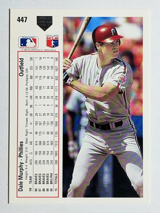 1991 Upper Deck #447 Dale Murphy