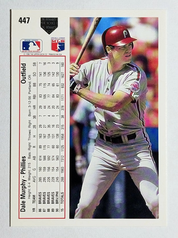 1991 Upper Deck #447 Dale Murphy