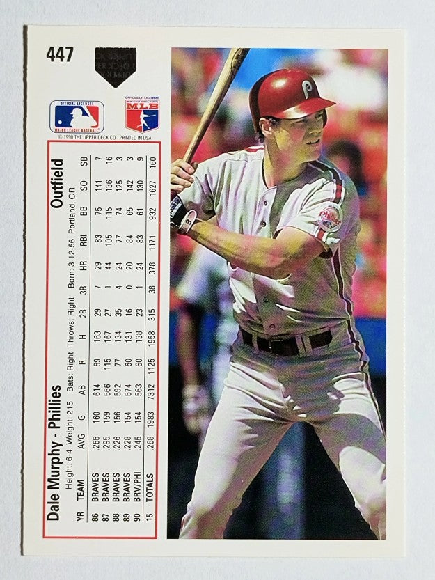 1991 Upper Deck #447 Dale Murphy