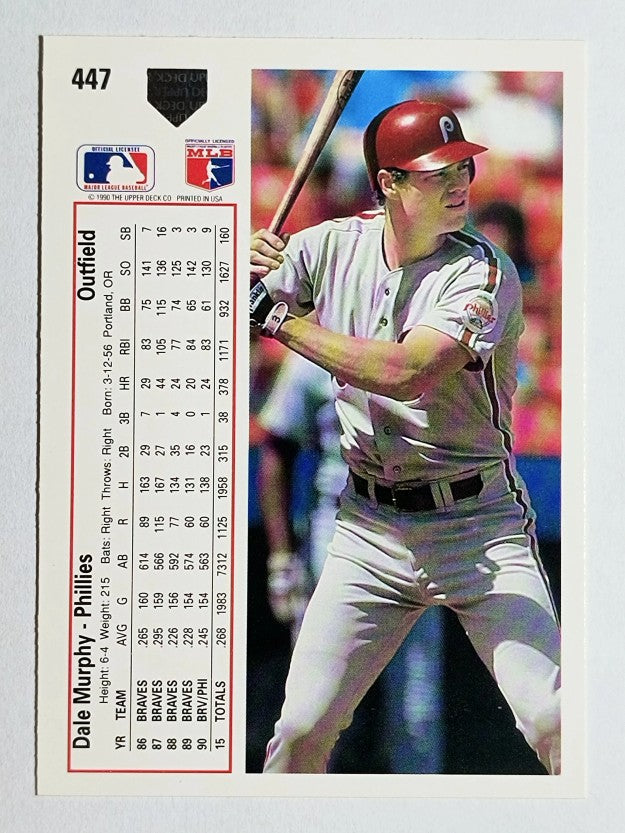 1991 Upper Deck #447 Dale Murphy