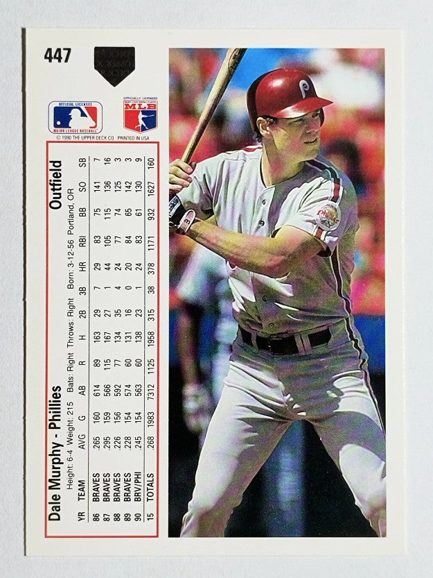 1991 Upper Deck #447 Dale Murphy