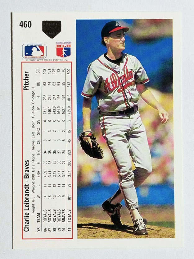 1991 Upper Deck #460 Charlie Leibrandt