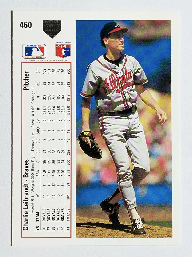 1991 Upper Deck #460 Charlie Leibrandt
