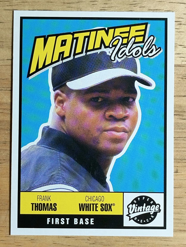 2001 Upper Deck Vintage Matinee Idols #M17 Frank Thomas