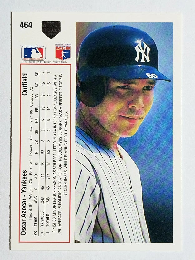 1991 Upper Deck #464 Oscar Azocar