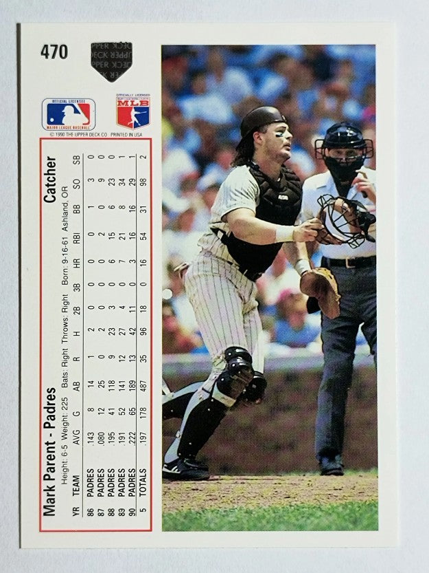 1991 Upper Deck #470 Mark Parent