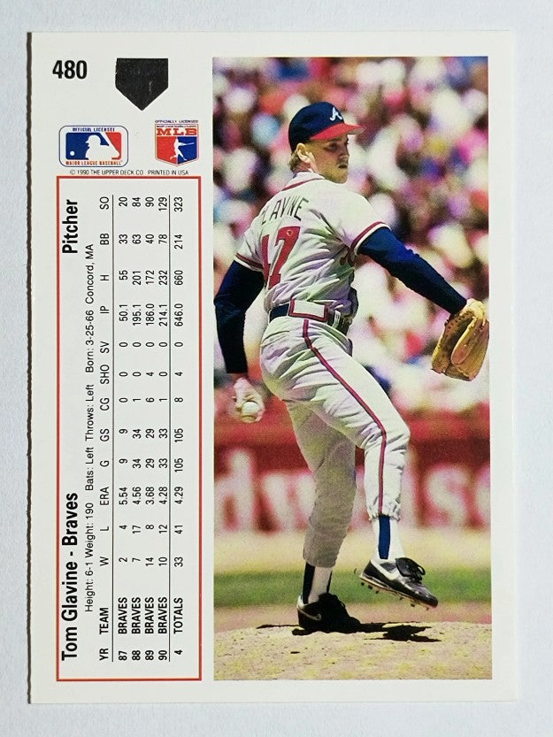 1991 Upper Deck #480 Tom Glavine
