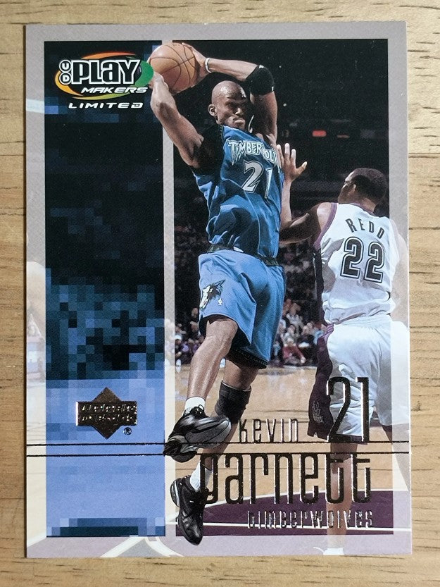 2001-02 Upper Deck Playmakers #56 Kevin Garnett