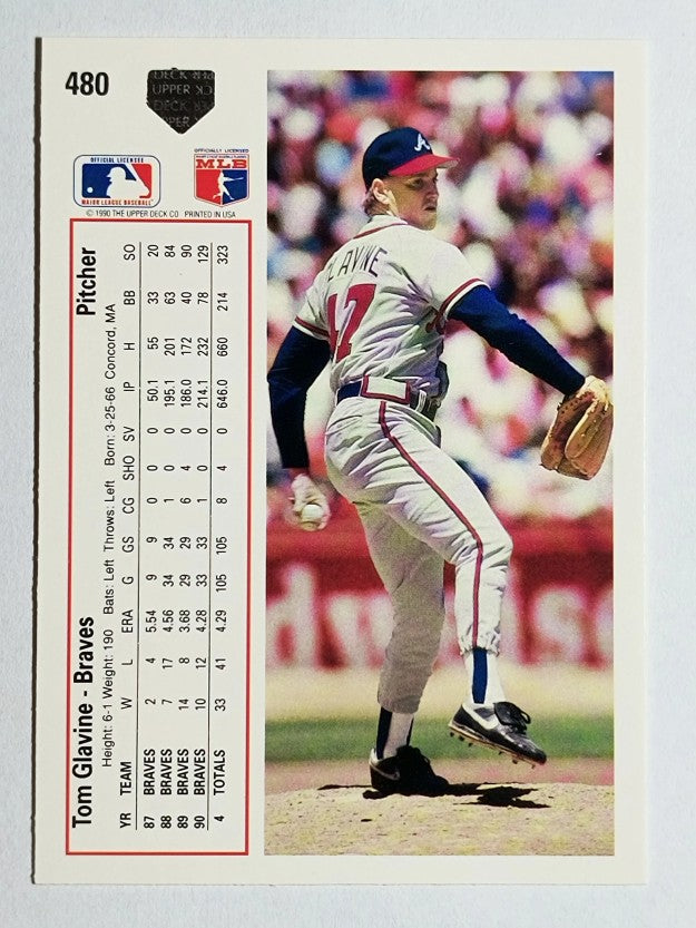 1991 Upper Deck #480 Tom Glavine