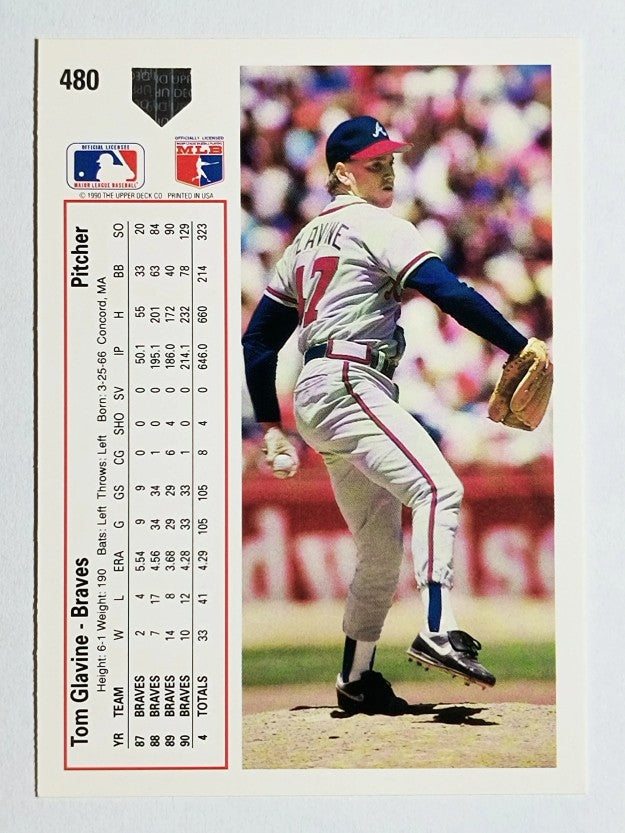 1991 Upper Deck #480 Tom Glavine
