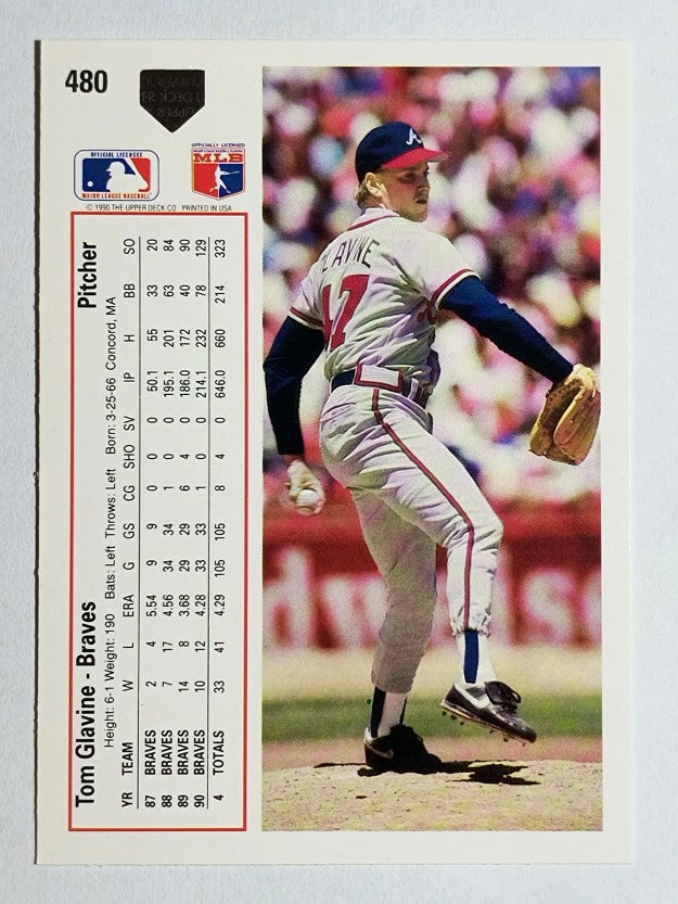1991 Upper Deck #480 Tom Glavine