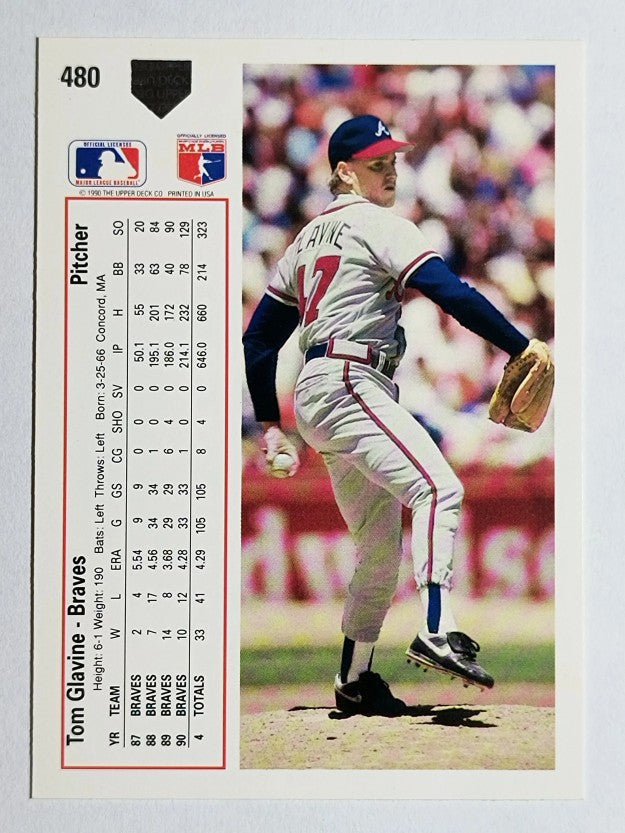 1991 Upper Deck #480 Tom Glavine