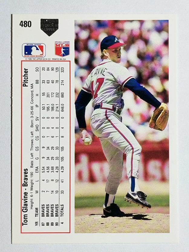 1991 Upper Deck #480 Tom Glavine