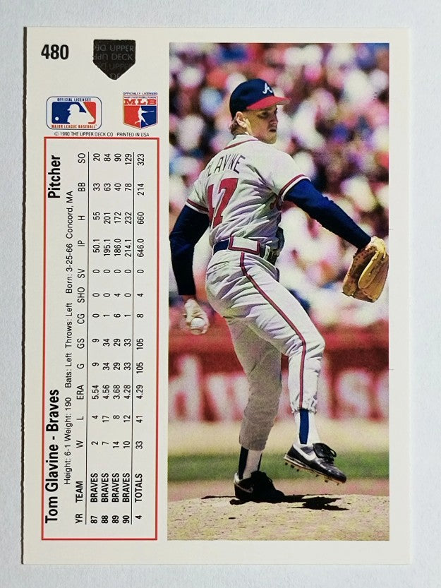 1991 Upper Deck #480 Tom Glavine