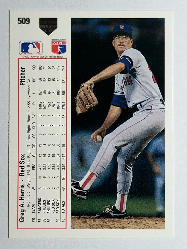 1991 Upper Deck #509 Greg A. Harris