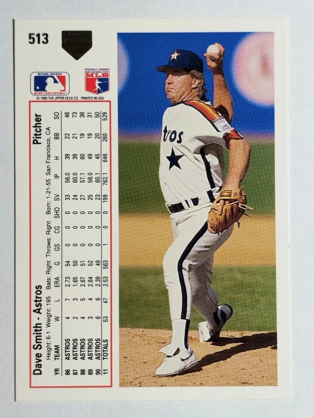1991 Upper Deck #513 Dave Smith