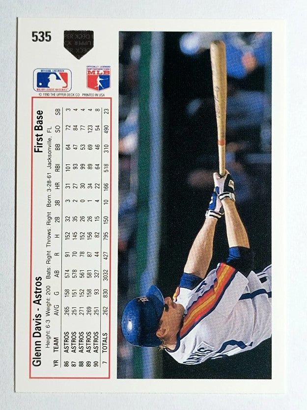 1991 Upper Deck #535 Glenn Davis