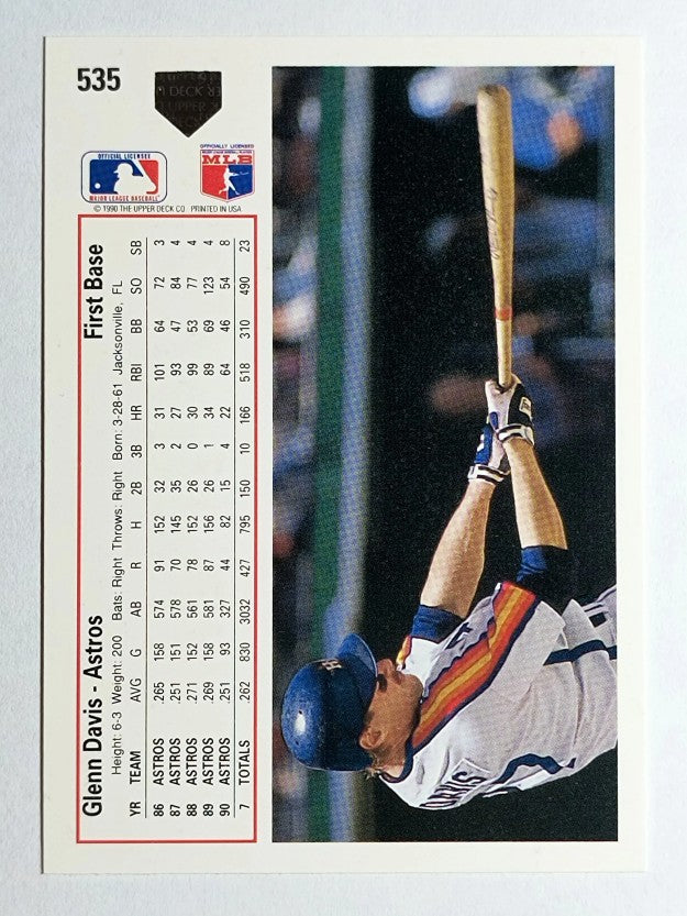 1991 Upper Deck #535 Glenn Davis