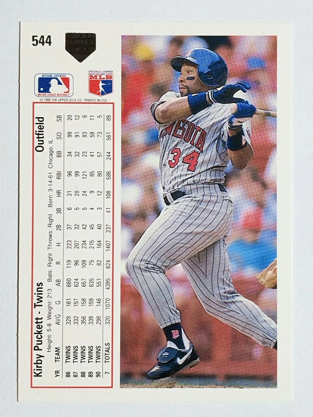 1991 Upper Deck #544 Kirby Puckett