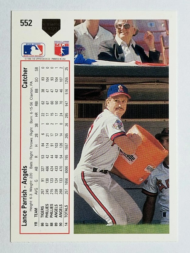 1991 Upper Deck #552 Lance Parrish