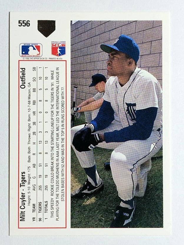 1991 Upper Deck #556 Milt Cuyler