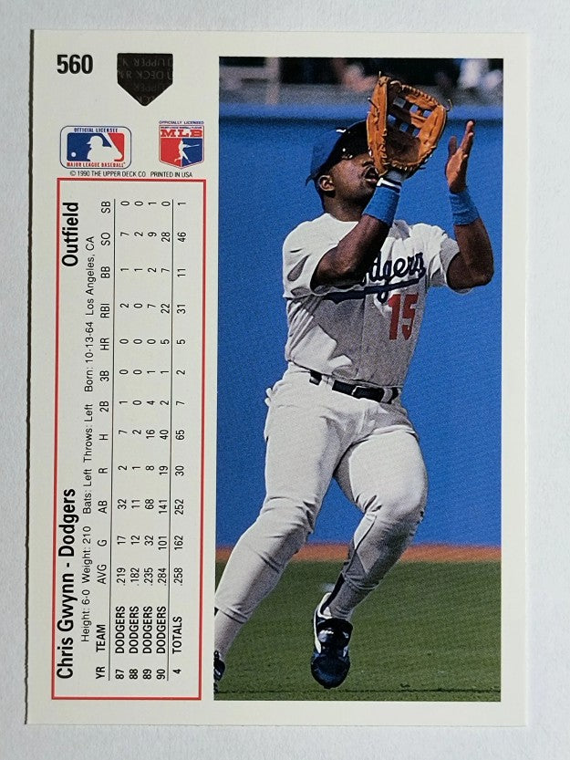 1991 Upper Deck #560 Chris Gwynn