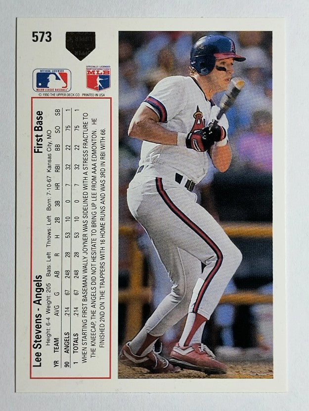 1991 Upper Deck #573 Lee Stevens