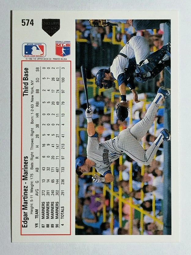 1991 Upper Deck #574 Edgar Martinez