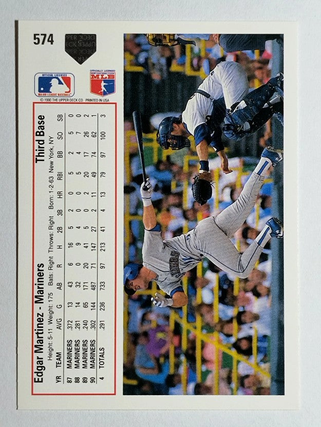 1991 Upper Deck #574 Edgar Martinez