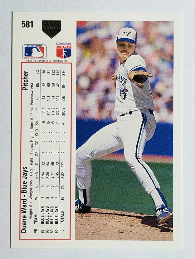 1991 Upper Deck #581 Duane Ward