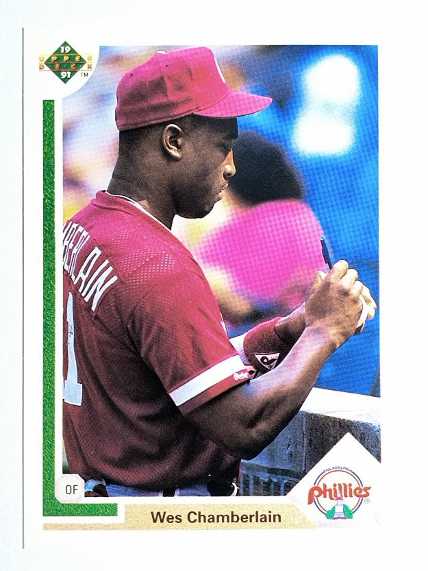 1991 Upper Deck #626 Wes Chamberlain RC