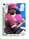 1991 Upper Deck #626 Wes Chamberlain RC