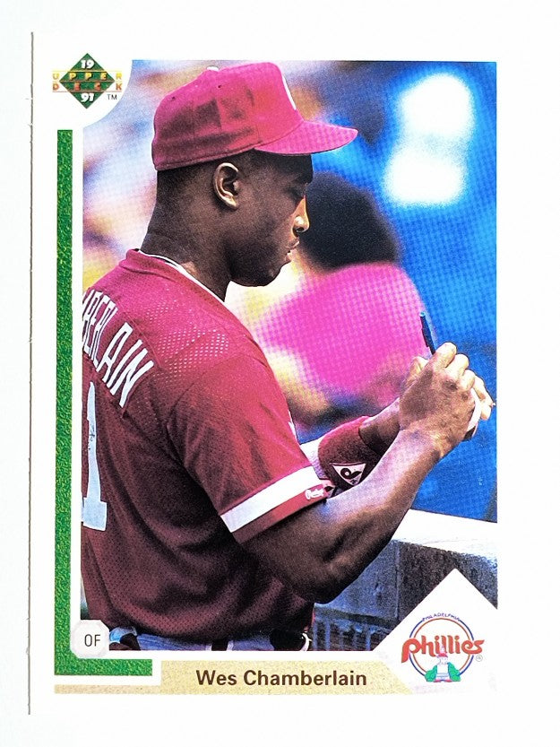 1991 Upper Deck #626 Wes Chamberlain RC