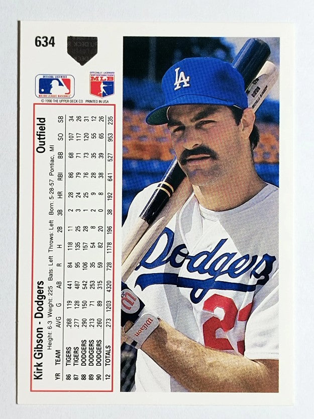 1991 Upper Deck #634 Kirk Gibson