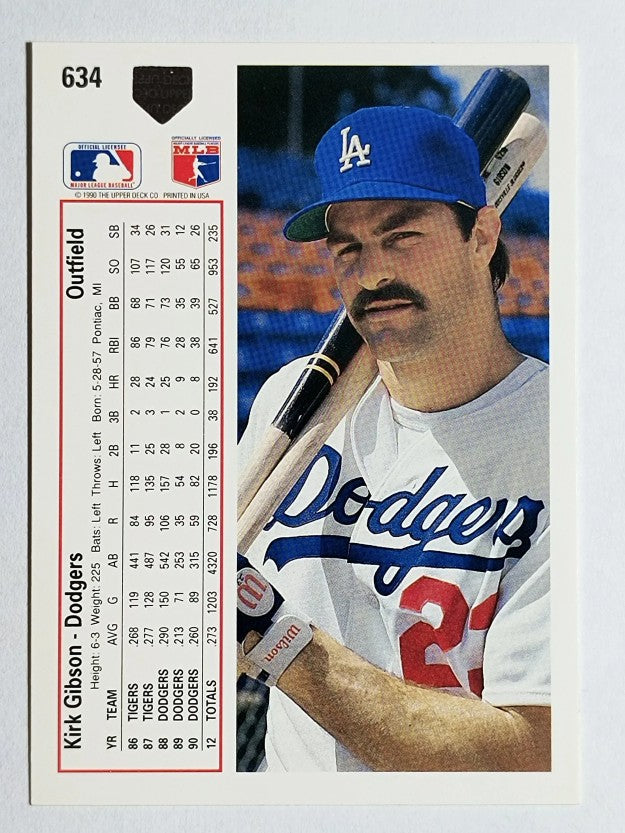 1991 Upper Deck #634 Kirk Gibson