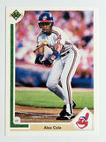 1991 Upper Deck #654 Alex Cole
