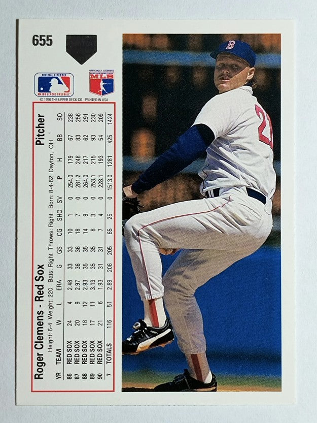1991 Upper Deck #655 Roger Clemens