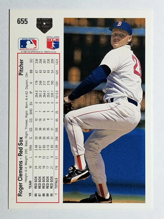 1991 Upper Deck #655 Roger Clemens