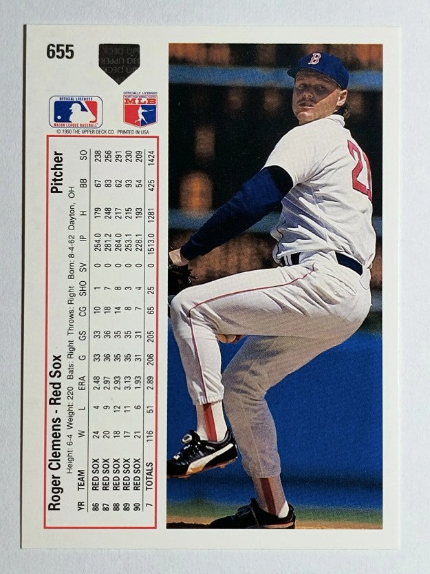 1991 Upper Deck #655 Roger Clemens
