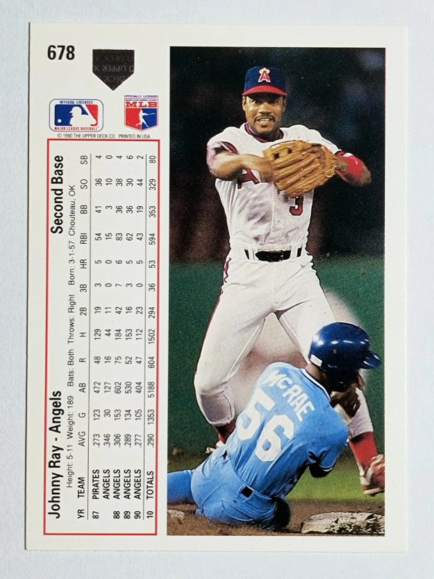 1991 Upper Deck #678 Johnny Ray