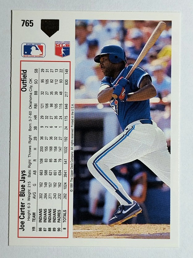 1991 Upper Deck #765 Joe Carter