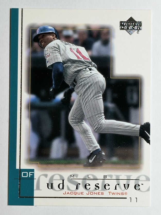 2001 UD Reserve #71 Jacque Jones