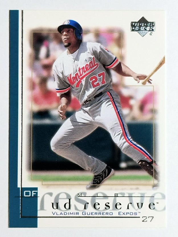 2001 UD Reserve #127 Vladimir Guerrero