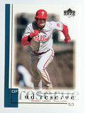 2001 UD Reserve #160 Bobby Abreu