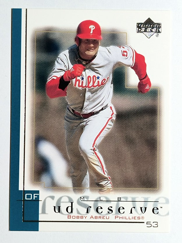 2001 UD Reserve #160 Bobby Abreu