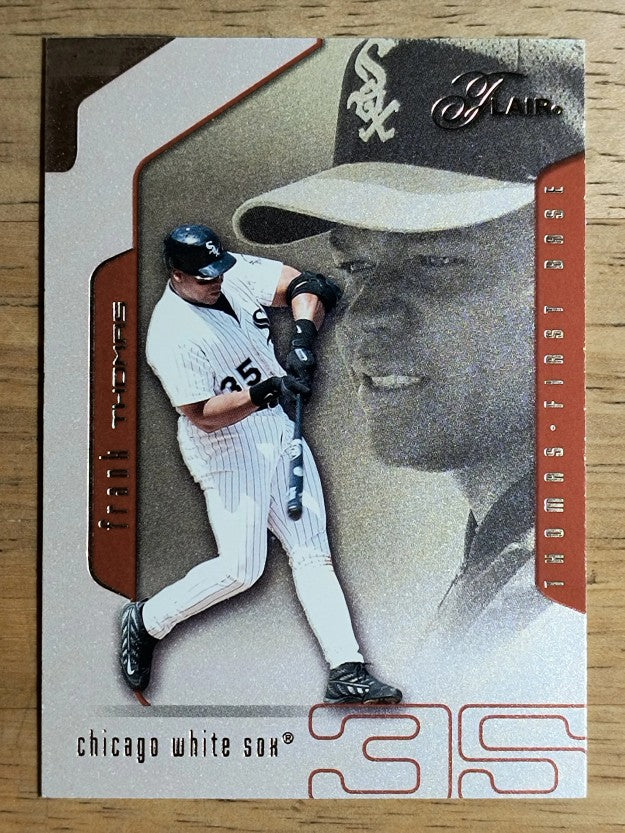 2002 Flair #80 Frank Thomas